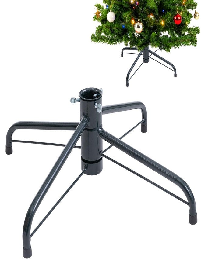 Gloreyan Metal Christmas Tree Stand, 15.7 Inch Replacement Xmas Tree Stand Base Universal Folding Tree Stand for 3 Ft to 7 Ft Christmas Artificial Trees Fake Tree, Fits 0.5-1.25 Inch Tree Pole, Green - Image 1